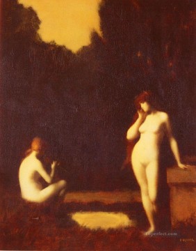 牧歌的なヌード ジャン・ジャック・ヘナー Oil Paintings